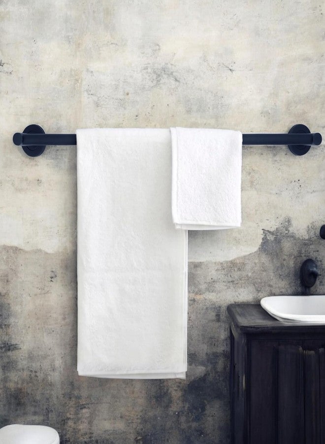 Pathavi Stainless Steel Towel Rod - Wall Mounted, Rust-Resistant Towel Bar for Bath & Kitchen - Space Saving Modern Towel Holder (24 Inch - Black Finish, Pack of 1) - Image 2